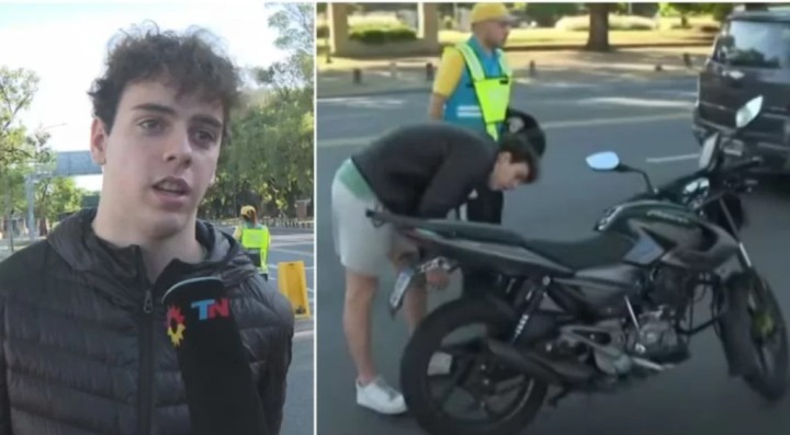 Polémica por una multa por alcoholemia a un chofer de Uber moto que se hizo viral en las redes: “Yo le pregunto a la gente cuando se sube a la moto si tomó alcohol”