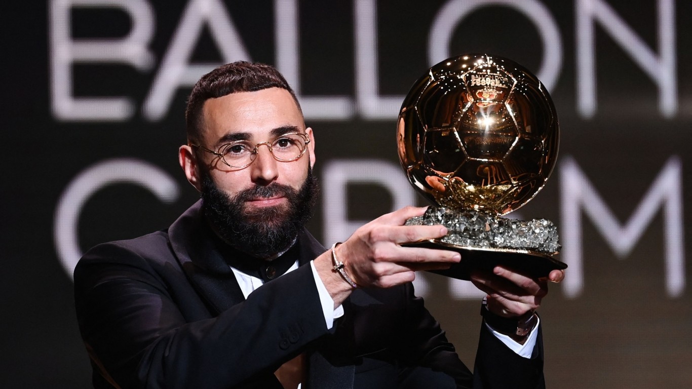 Karim Benzema ganó el Balón de Oro 2022