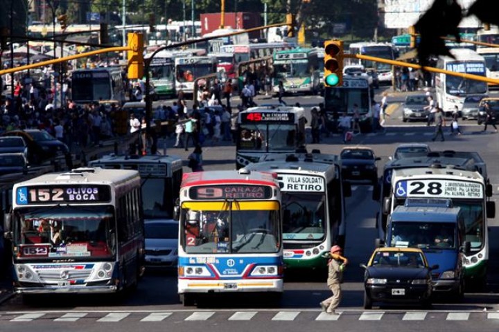 Mario Calegari habla sobre la situación del transporte.