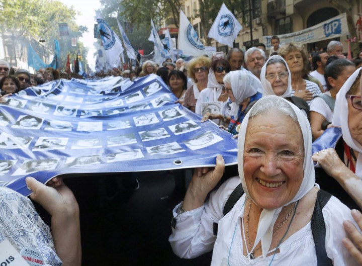 Nora Cortiñas: "Hay que seguir peleando, todos los logros que se alcanzaron en esta país fueron por no quedarse de brazos cruzados"