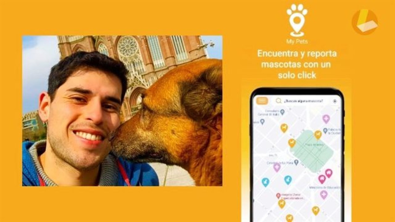 Federico Borskelman:"A partir de ver un perro perdido en la calle es que pensé si eso me podía pasar a mi. Así nació la idea de la App"