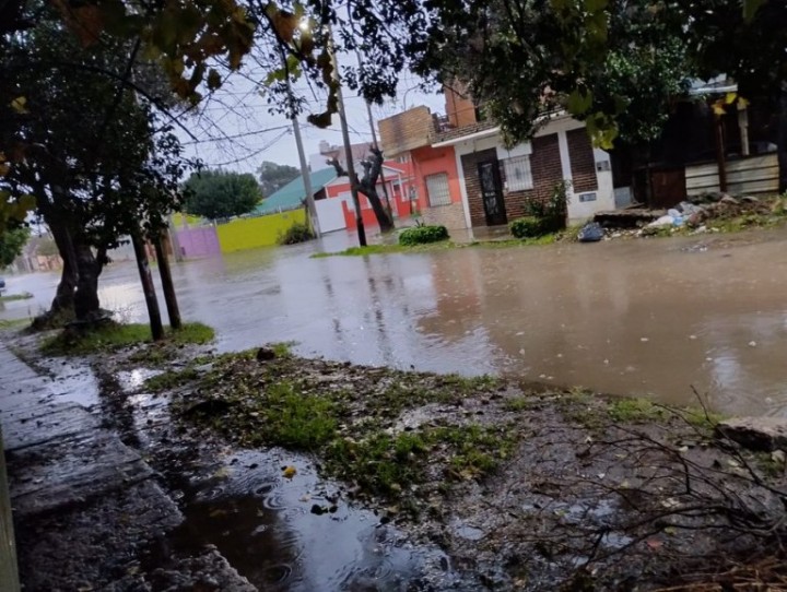 Inundaciones y árboles caídos por las fuertes tormentas en varios puntos del país